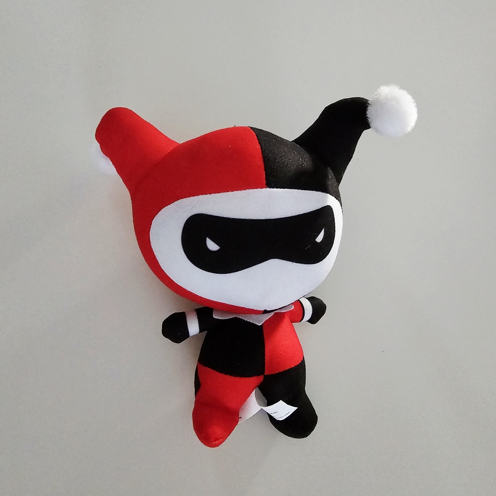 Justice League Chibi Harley Quinn Red and Black Plush Toy